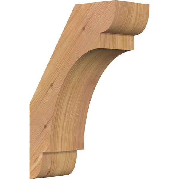 Ekena Millwork 3 1/2"W x 8"D x 12"H Olympic Smooth Knee Brace, Western Red Cedar BRC04X08X12OLY00SWR - main